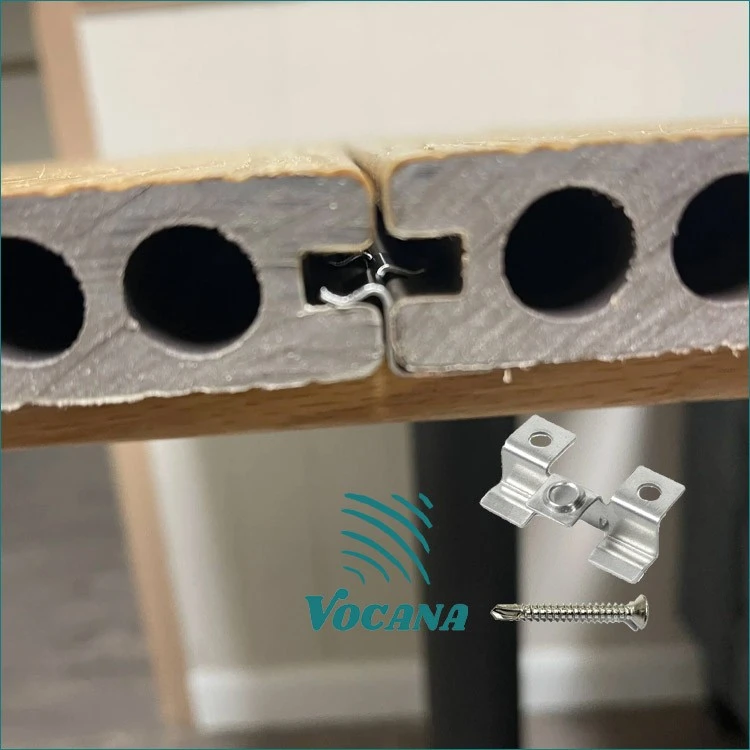 Hidden Fastener WPC Decking For Covered Terraces | Vocana factory