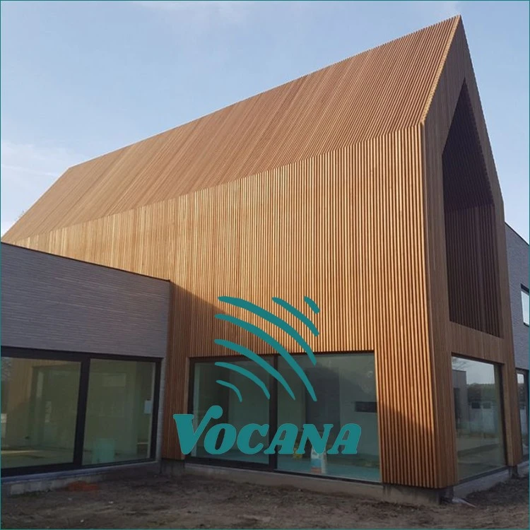 Waterproof Fluted WPC Wall Panels for School Facade & Museum Interior Projects Factory